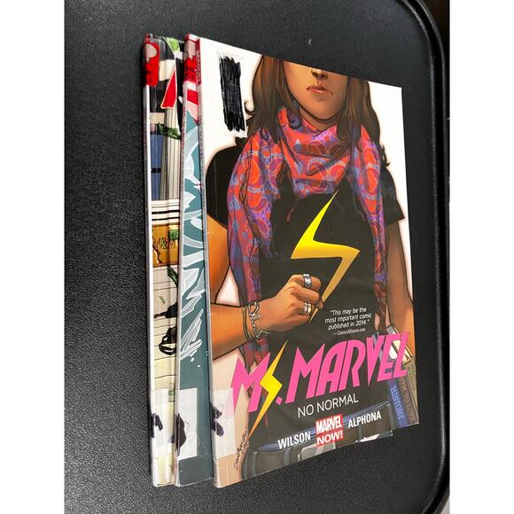 Ms. Marvel Graphic Novels Paperback Marvel Now! Book Lot Ex Library - Picture 2 of 9